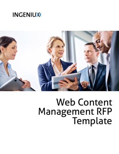 Ingeniux Sample RFPs Web CMS RFP Template Guide