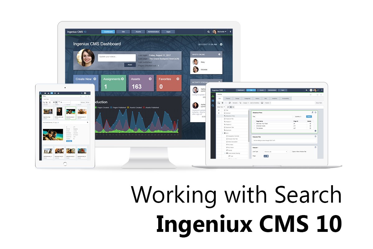 Ingeniux Blog Working with Search in Ingeniux CMS 10