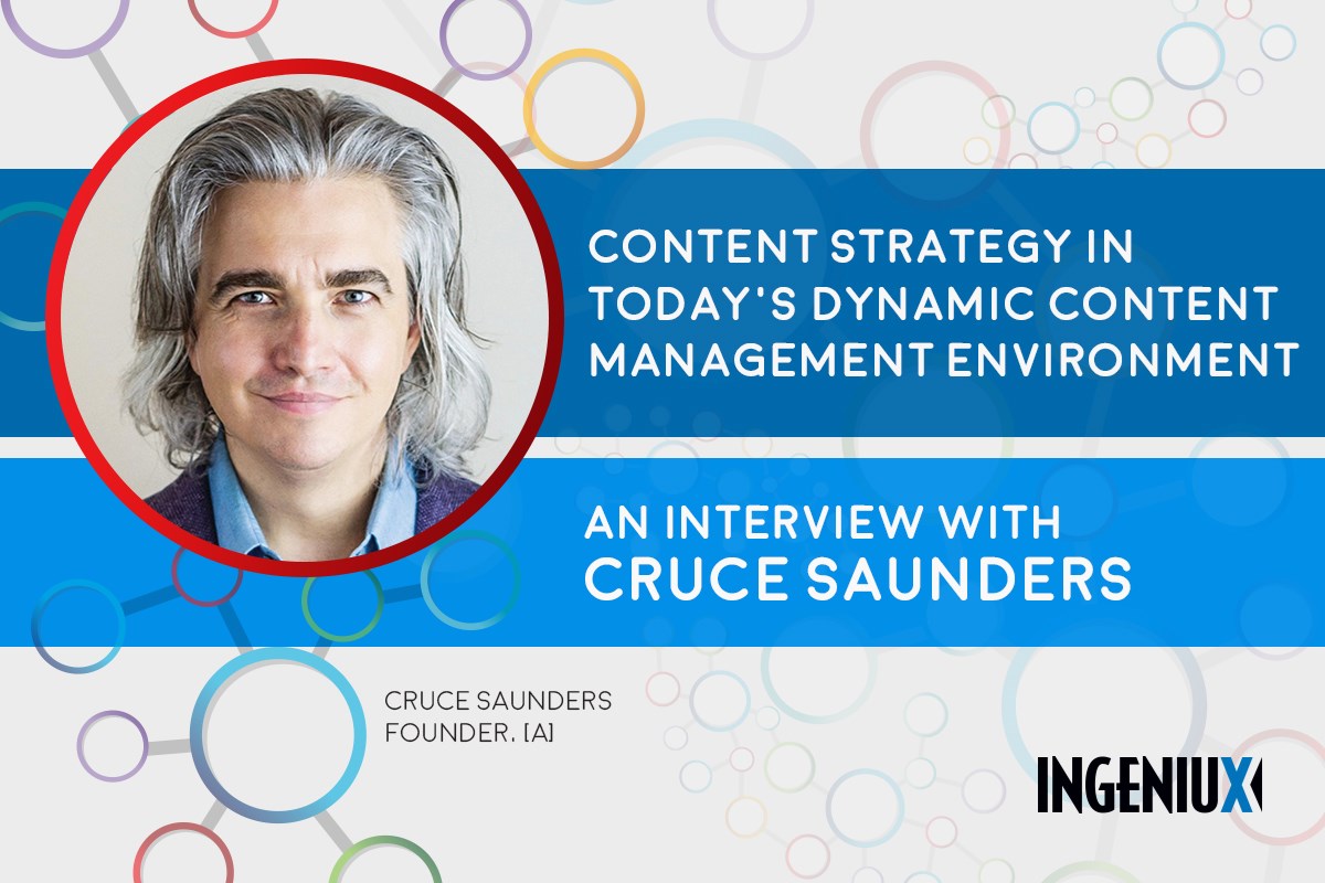 Ingeniux Blog Content Strategy in Today's Dynamic Content Management Environment