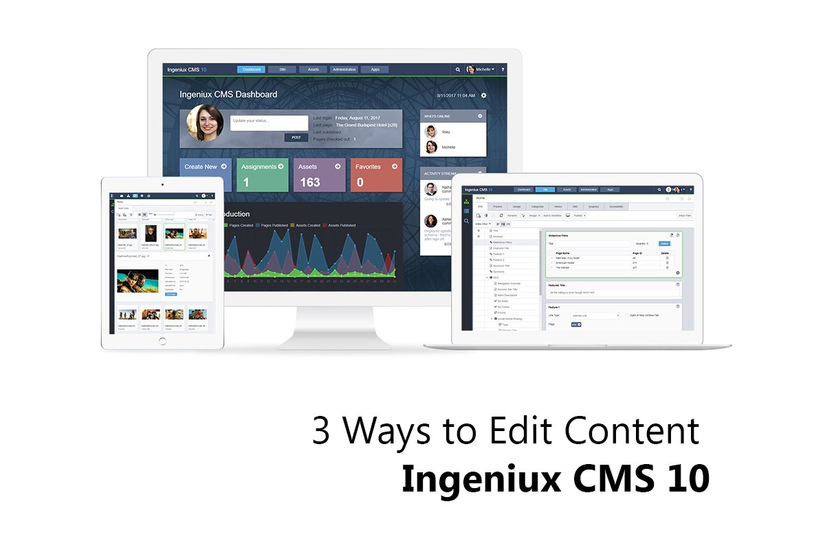 Ingeniux Blog 3 Ways to Edit Content in Ingeniux CMS 10