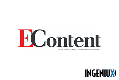 Ingeniux Named to EContent Magazine’s List of Top 100 Companies in Digital Content 2018