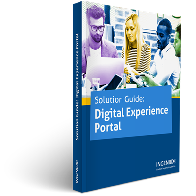 Ingeniux Solution Guides Digital Experience Portals