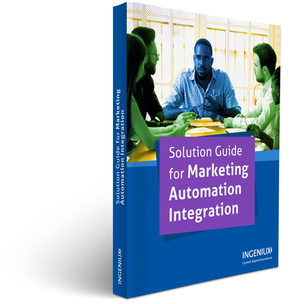 Ingeniux Solution Guides Marketing Automation Integration