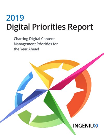 Ingeniux eBook 2019 Digital Priorities Report